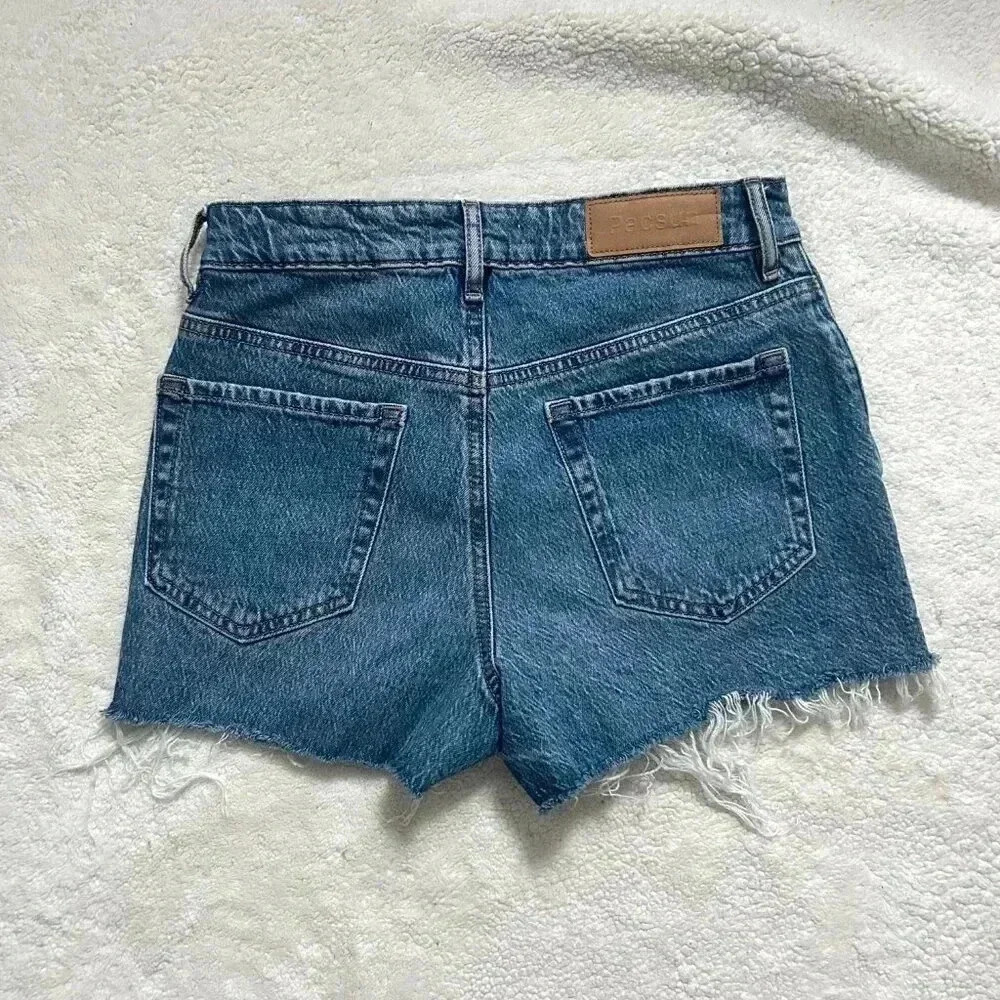 PacSun Stretch High Waisted Jean Shorts - Picture 7 of 7